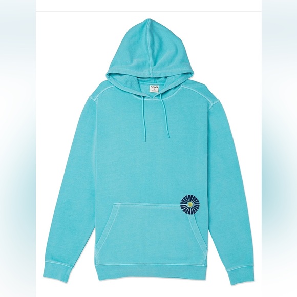 Hurley Other - HURLEY NATURALS PULLOVER Aqua Blue NWT Surfer Skater